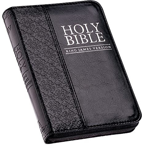 KJV Mini Pocket Edition: Zippered Black
