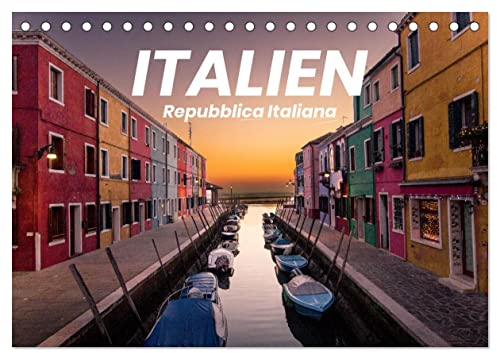 Italien - einzigartige Motive (Tischkalender 2024 DIN A5 quer), CALVENDO Monatskalender: Entdecken Sie das bezaubernde Italien. (CALVENDO Orte)