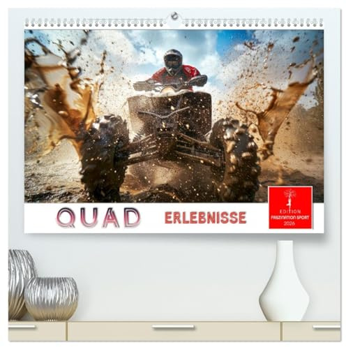 Quad Erlebnisse (hochwertiger Premium Wandkalender 2026 DIN A2 quer), Kunstdruck in Hochglanz: Absoluter Fahrspaß und Naturgenuss in Einem. (CALVENDO Sport)