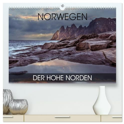 Norwegen - der hohe Norden (hochwertiger Premium Wandkalender 2026 DIN A2 quer), Kunstdruck in Hochglanz: Fotoreise durch den norwegischen hohen Norden (CALVENDO Orte)