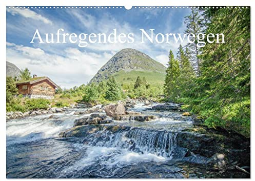 Aufregendes Norwegen (Wandkalender 2026 DIN A2 quer), CALVENDO Monatskalender: Eine Rundtour durch die Berge und die Fjorde Norwegens (CALVENDO Orte)