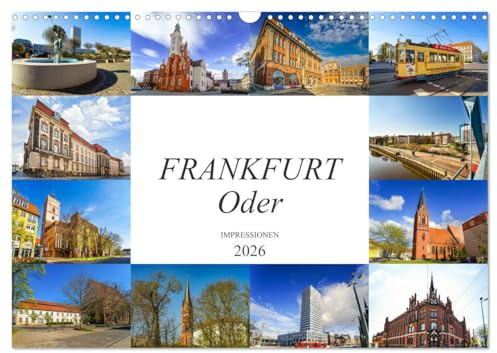 Frankfurt Oder Impressionen (Wandkalender 2026 DIN A3 quer), CALVENDO Monatskalender: Die einmalige Stadt Frankfurt Oder in zwölf genialen Bildern (CALVENDO Orte)