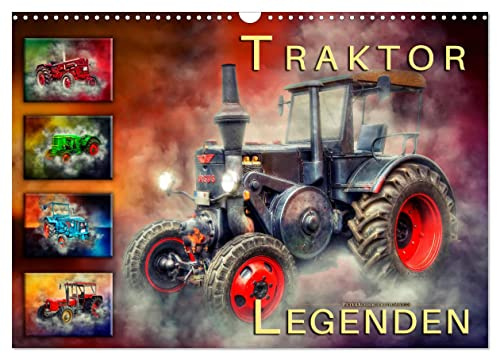 Traktor Legenden (Wandkalender 2026 DIN A3 quer), CALVENDO Monatskalender: Nostalgische Traktoren - geliebte Kraftpakete, die viele in ihren Bann ziehen (CALVENDO Technologie)