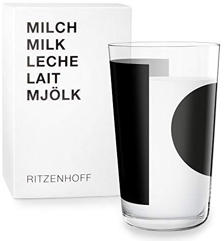 RITZENHOFF Next Milk Milchglas von Pierre Charpin, aus Kristallglas, 250 ml