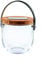 Krinner Deco Glass Basic 22500 Dekoleuchte LED Warmweiß Klar, Bambus, Schwarz, 0.16 W, 2.4 V, Transparent, 14.5 x 14.5 x 15 cm