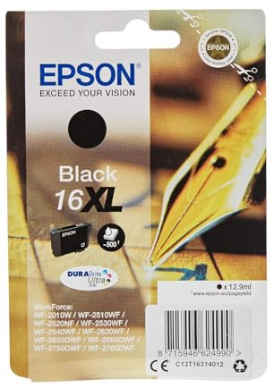 Epson C13T16314012 - INK CARTR DURABRITE ULTRA - BLACK 16XL
