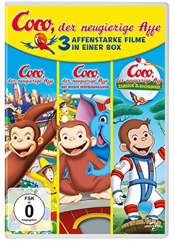Coco, der neugierige Affe – 3 affenstarke Filme in einer Box [3 DVDs]