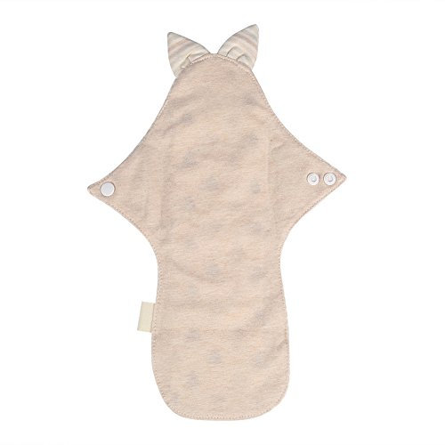 Tampone mestruale lavabile in cotone organico 3 tipi riutilizzabile per giorno e notte fodera per panni panno igienico lavabile （280mm）(#1)