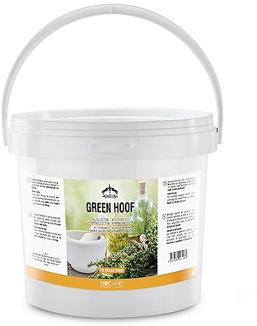 VEREDUS, Grasso per Zoccoli Green Hoof, Linea Biocare, Ideale per Zoccoli Fragili, Nuova Formula con Biotina; con Vitamina F, Olio di Timo e Lanolina