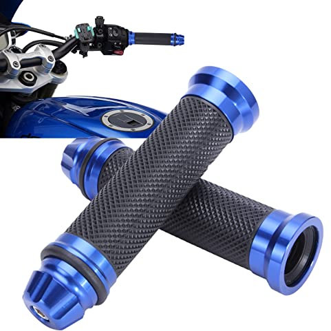 7/8 22mm Agarraderas para Moto Caucho Empuñaduras de Moto Manillar para Scooter Sports Bike Street Bike CBR600RR CBR1000RR Shadow Ninja GSXR