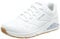 Skechers Damen UNO 2 AIR Around You Sneakers, White Duraleather/Mesh Trim, 35.5 EU
