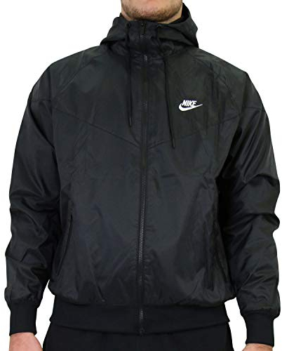 Nike Homme Windrunner Jacket, Noir/Blanc, XXL EU