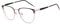 GUDVUE Blue Light Glasses, Computer Reading/Gaming/TV/Phones Glasses for Women/Men, Anti Glare/UV400/Eye Strain, Oval Metal Frame, Rose Gold