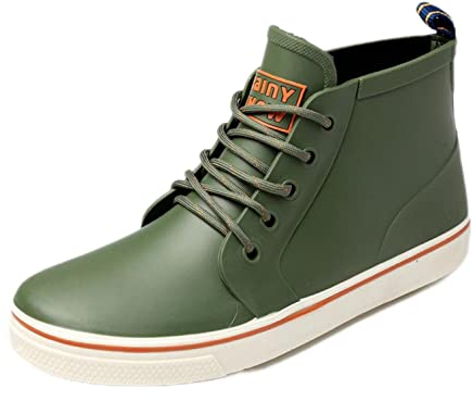 Stivali Pioggia Donna Gomma Impermeabili Antiscivolo Scarpe Da Giardinaggio Wellington Chelsea Moda Rain Boot