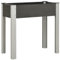 INLIFE Garten-Hochbeet 75x40x75 cm WPC Grau