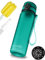 My Vesperbox Minny Botella infantil a prueba de fugas de 350, 500 o 750 ml, con pajilla o colador. Botella de agua ligera de tritano, sin bisfenol A, para guardería, escuela (500 ml, turquesa)