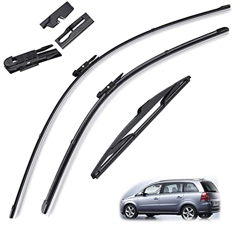 MSRAO Scheibenwischer Scheibenwischerblätter Set Für Opel Für Zafira B 2005-2011 Front Heckscheibe 2010 2009 2008 2007 2006