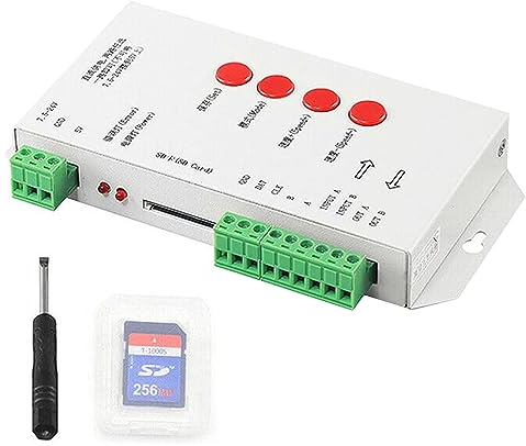 RGB LED Controller DC5V-24V T1000S SD Karte WS2801 WS2811 WS2812B LPD6803 LED 2048 Pixel Controller
