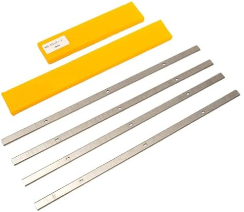 4 pièces lames de rabot 333x12x1.5mm HSS compatibles avec Metabo DH330 DH316 outil de coupe de bois à Double tranchant lame de rabotage de coupe de remplacement