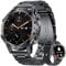 LIGE Smartwatch Herren mit Telefonfunktion,1,43 Zoll HD AMOLED Touchscreen Wasserdicht IP68, mit 100+ Sportmodi, Schrittzähler, Schlaf-Herzfrequenzmesser für Android iOS