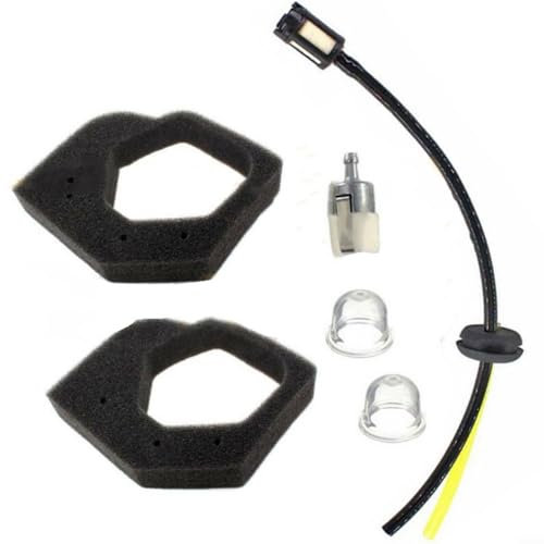 URPIZY Filtro aria carburante linea carburante con lampadina primer per Honda GX25, GX25N, GX25NT, ULT425, UMS425, HHH25, HHT25S, kit di messa a punto