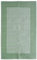 vidaXL Outdoor Teppich Doppellagiges Jacquard-Muster Balkon Terrasse Garten Außenteppich Balkonteppich Gartenteppich Terrassenteppich Grün 140x200cm PP