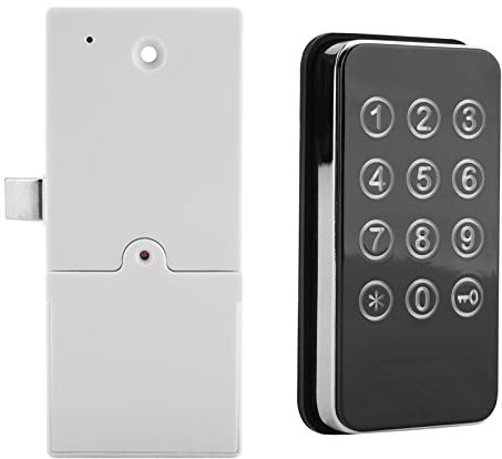 Codeschloss, Zahlencode-Kombinationsschrank, Schlüsselloses Schloss, Elektronisches Schrankschloss-Set für Spa-Türen, Schrank-Werkzeugkästen, Schrank- und Möbelschlösser