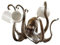 HOUSN Oktopus Statue, Oktopus Becherhalter, Kaffeetassenhalter, Vintage Oktopus Tassenhalter, Oktopus Tischdekoration Statue Ornament, für Zuhause Küche Esstisch,Braun