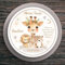 Tortenaufleger Taufe Safari #1 Name & Datum (20cm)