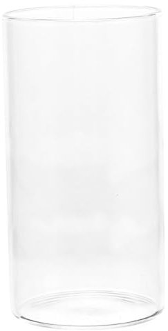 STOBAZA Coupelle Verre Transparent Cylindrique pour Bougies Décoration Élégante pour Mariages Et Fêtes Centre De Table Chic Bougeoirs Verre pour Ambiance Romantique