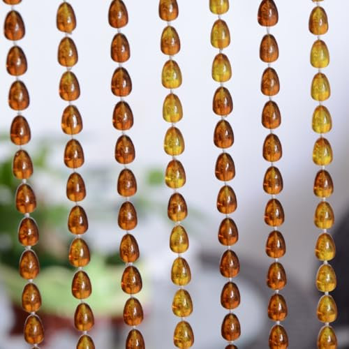 Generisch Türvorhang Perlenvorhang 40 Strängen 90x180cm Kristall Kette Glas Perlen Türvorhang, Balkontür Fliegengitter, Hängender Dauerhaft Türvorhang Teilervorhang