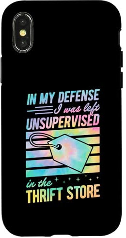 En mi defensa me dejaron sin supervisión en la tienda de segunda mano Carcasa para iPhone X/XS