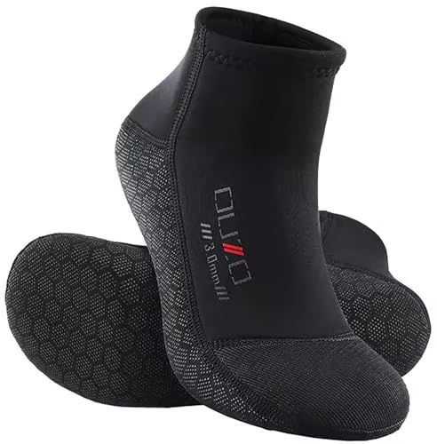 WYYHAA 3 Mm Kurze Rohrtauchsocken, Neoprene Beach Volleyball Sandsicheres Outdoor-Socken, Super Elastic Anti Slip Wear-Resistent Zum Schnorcheln Zum Surfen Kajakfahren Schwimmen