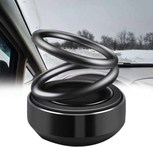 Chauffage moléculaire cinétique portable – Mini chauffage solaire à double anneau d'aromathérapie pour voiture et salon