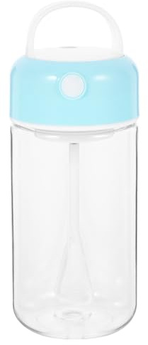Elektrische Rührflasche 380ml mit Aaa Batterien, Robust Blau | Food Grade Pc, Kreative Form, für Schule und Arbeit, 2 Stück Aaa Batterien Enthalten Zufällige Farbe