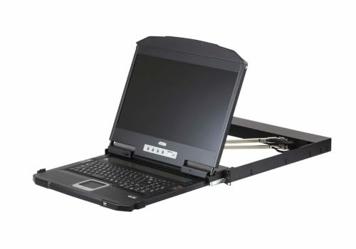 ATEN 18,5 Zoll Dual Rail USB HDMI-DVI - Französische Tastatur VGA Full HD W125191261 (Französische Tastatur VGA Full HD Französische Tastatur)
