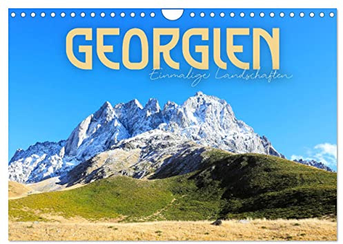 Georgien - Einmalige Landschaften (Wandkalender 2026 DIN A4 quer), CALVENDO Monatskalender: Kaukasus und Schwarzmeer. (CALVENDO Orte)