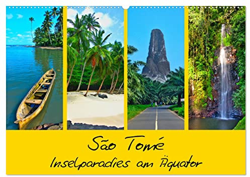 São Tomé - Inselparadies am Äquator (Wandkalender 2026 DIN A2 quer), CALVENDO Monatskalender: Unbekanntes Afrika mitten im Atlantik (CALVENDO Natur)