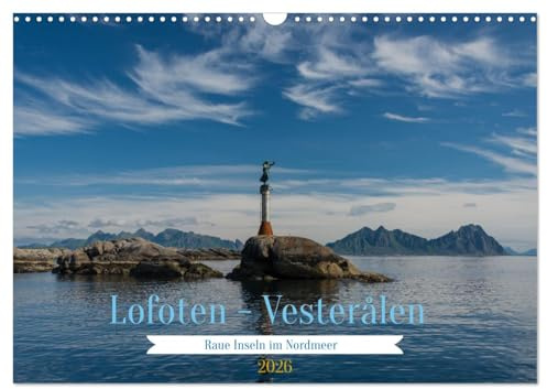 Lofoten Vesterålen (Wandkalender 2026 DIN A3 quer), CALVENDO Monatskalender: Ein Paradies im Nord-Atlantik. (CALVENDO Natur)