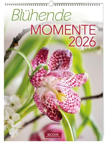 Blühende Momente 2026: BLOOM's Wandkalender