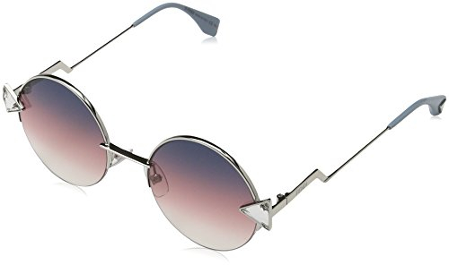 Fendi FF0243S-TJV-51 FENDI Sonnenbrille FF0243S-TJV-51 Rund Sonnenbrille 55, Silber