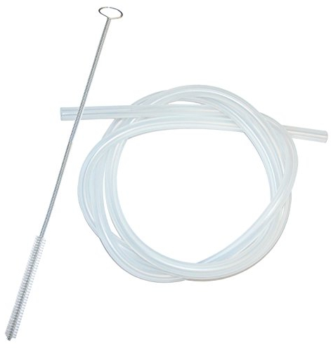 Zubehör Set mit 1 m Michschlauch u. Reinigungsbürste 3mm passend für Jura Giga Gastro X7 X8 X9 u Franke Saphira - Flair