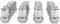 20 CHROM Radmuttern M14 x 1,5 x 34 Kegel passend zu Felgen/Alufelgen US-CARS Modelle