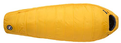 BIG AGNES Herren Lost Dog Schlafsack, Gelb/Marineblau, Regular, Left Zip
