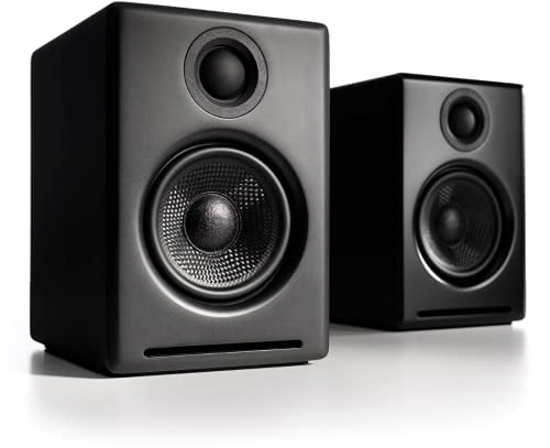 Audioengine A2 Plus Wireless Bluetooth Desktop Speakers - 60W Computer Speakers for Music and Gaming
