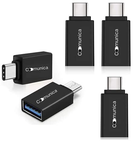 Generico Adattatore USB C USB 3.0-5 PEZZI Otg Type C Adattatore Usb Type C ad Alta Velocità Compatibile Usb to Usb c