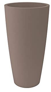 Nicoli Vaso Alto CILINDRICO Style TORTORA 3638T 38 x 85h cm da Interni/Esterno