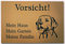 Warnschild Vorsicht Labrador Schild Hundeschild Haus Garten Familie Gold (15x10cm Selbstklebend)