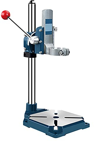 Bohrmaschinenständer Bohrständer für Bohrmaschine mit Schraubstock Bohrständer Fräsständer für Handbohrmaschine, Einloch-Gusseisenbasis