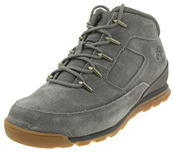 Timberland Euro Rock Heritage L/F Basic, Stivali, Uomo, Dark Grey Suede, 45.5 EU